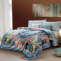 Fuanna Flannel Blanket Bed Linen Quilt Winter Thickening Office Air Conditioning Double Nap Blanket