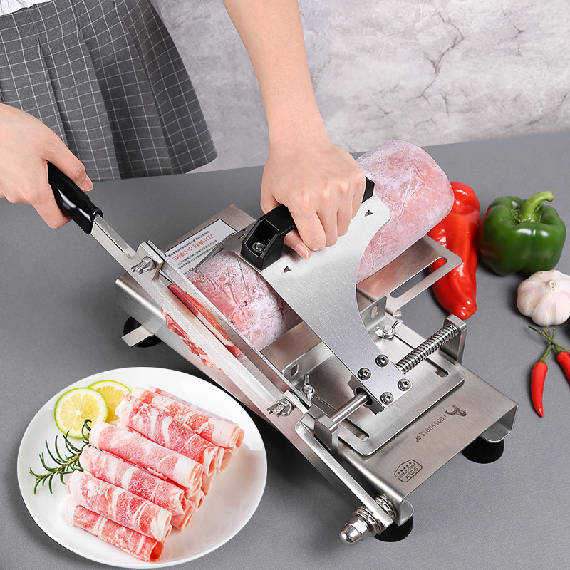 Gaoshi manual lamb roll slicer Meat cutting machine Household meat