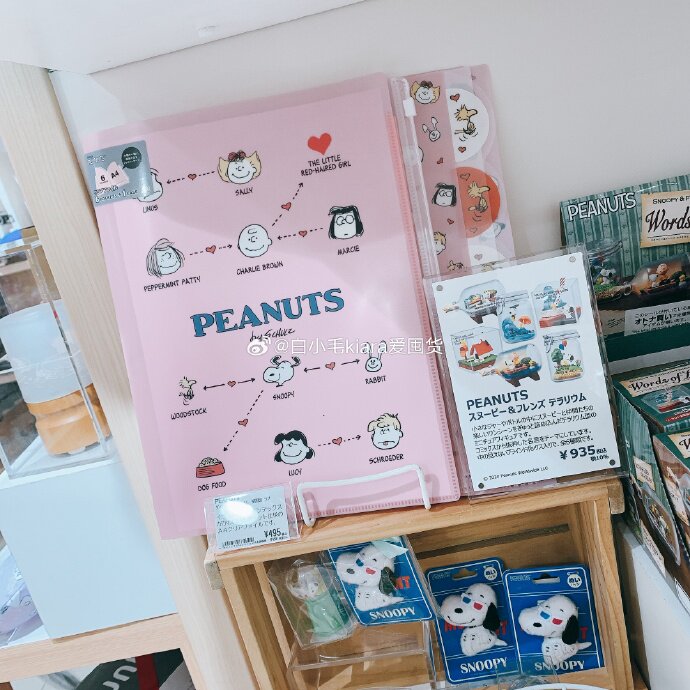 Spot Japanese Special Cabinet Purchase Peanuts History Nubi Peanut folder 2 Into Pink-Taobao