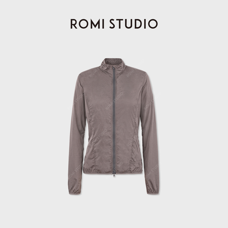 Romi Studio Skin-Feel Lightweight, Thin, Simple and Slim-Fitting Sun Protection Jacket Rwcswd4552
