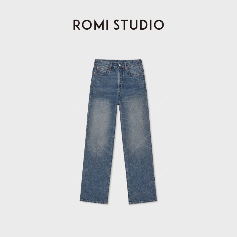 Romi Studio New York Denim Upgraded Version Cotton Lyocell Blend Whiskered Jeans Rwdsxl3045 Romi Studio New York Denim Upgraded Version Cotton Lyocell Blend Whiskered Jeans Rwdsxl3045