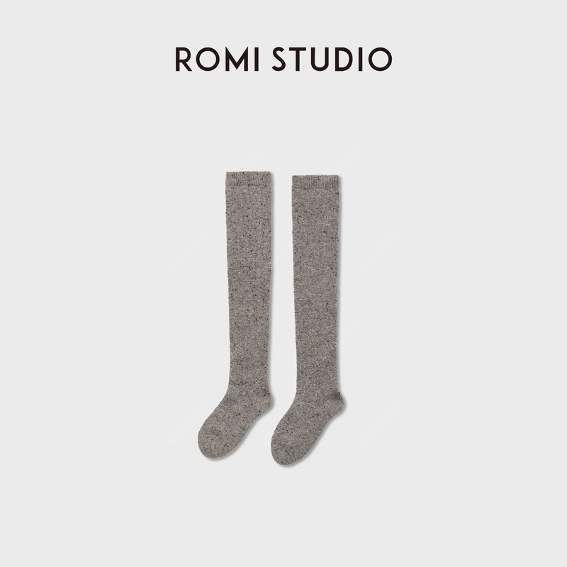 Romi Studio Point Yarn Wool Socks, Comfortable and Warm Knitted Long Socks Rwdspt2079 Romi Studio Point Yarn Wool Socks, Comfortable and Warm Knitted Long Socks Rwdspt2079