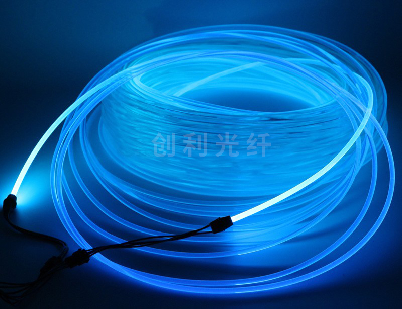 Real Core 1 5mm Super Bright Through Body Side Guide Light Fiber Plastic Cinema Step Atmosphere Light MMA Luminous Strip