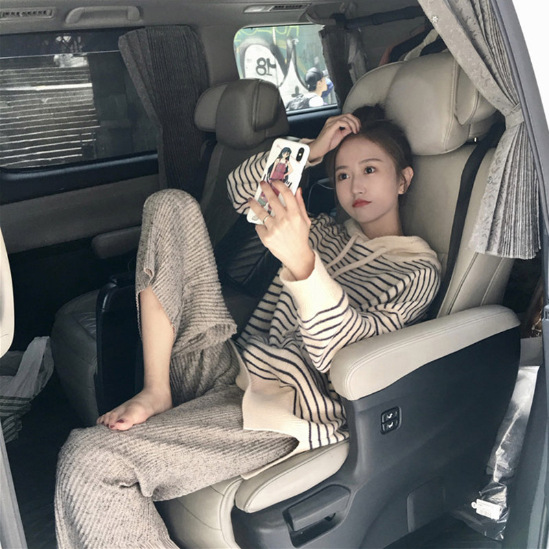 Leisure sports suit women's spring and autumn 2021 new fashion Western style fried street knitted sweater wide-leg pants two-piece tide