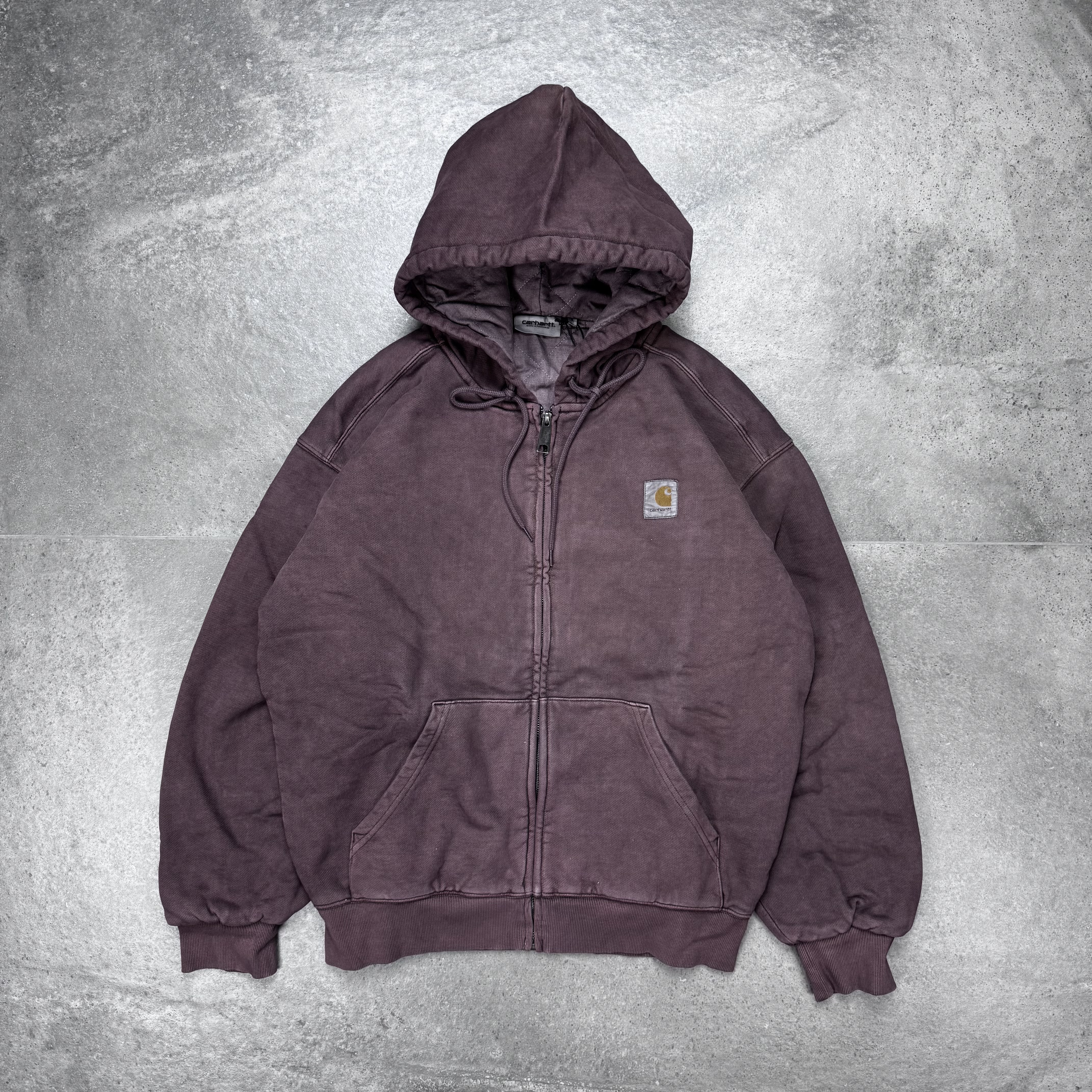 Спот куртка с капюшоном Carhartt WIP Vista, тяжелая молния, супер плотный хлопковый пиджак