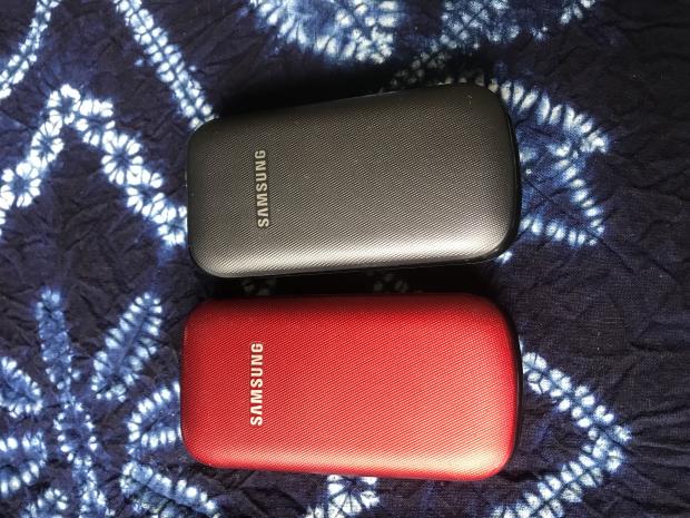 Second-hand Samsung E1190 classic flip cover small and practical durable spare nostalgic old mobile phone without repair normal use