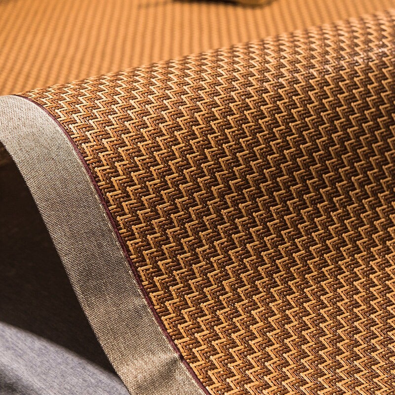 Bed mat summer and winter dual-use rattan mat cool mat 1 8m bed 1 5 ice silk mat 1 2 double-sided winter and summer dual-use 0 8m student