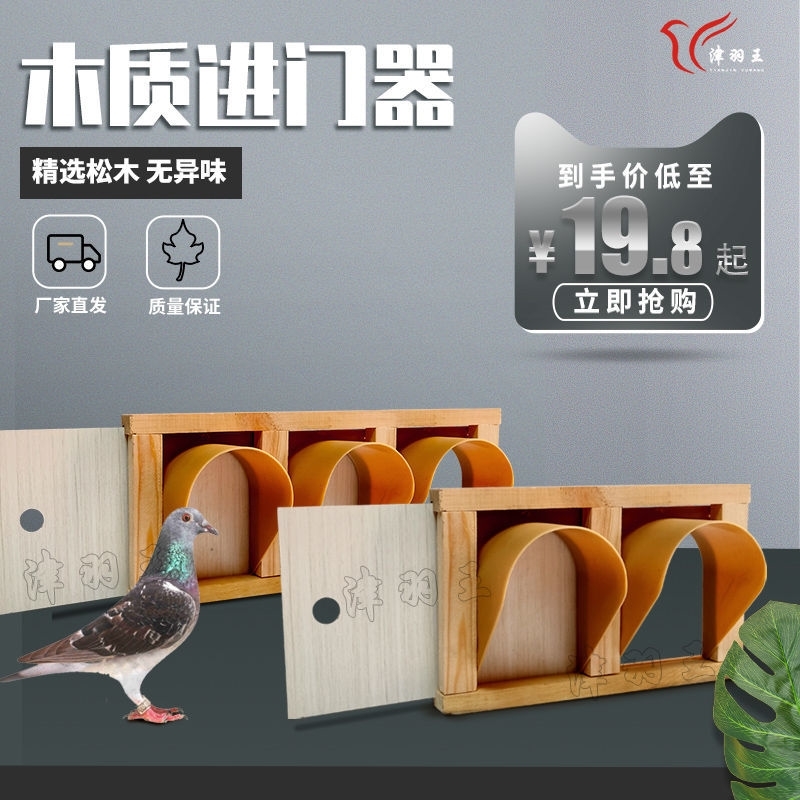 Pigeon imported door pigeon gear racing pigeon supplies carrier pigeon European-style cage door barrier-free entry cage entry door jump cage