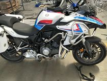 Benali 502 502x Motorcycle Stainless Steel Bumper Upper Guard Bar Lower Guard Bar Anti-Fall Bar Crash Bar