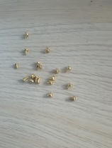Gold-plated small screws. Gold-plated screws for six-point probes. Fixing screws for crystal oscillator probes.