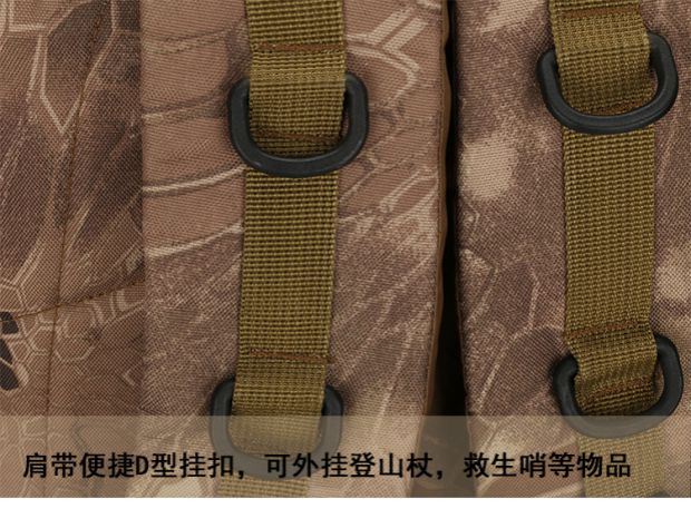 Ngụy trang ba lô nam quân đội fan ba lô nam và nữ lực lượng đặc biệt túi vải không thấm nước ba lô quân đội với Velcro - Ba lô các mẫu balo đẹp