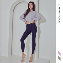 Yoga Suit Shorts Fitness Long Sleeve Loose Running T-shirt Tight Fit Hip Sports Pants Lady Training Two Sets