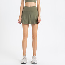 Summer Sports Short Dress Outside Wearing Anti-Walking Light Casual 30% Skirts Badminton Tennis Skirt Imitation Denim Sports Dancing Hot Dress