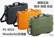 Vandeford PC-6023 safety box protection camera lens compression waterproof anti-vibration trolley case moisture-proof with sponge
