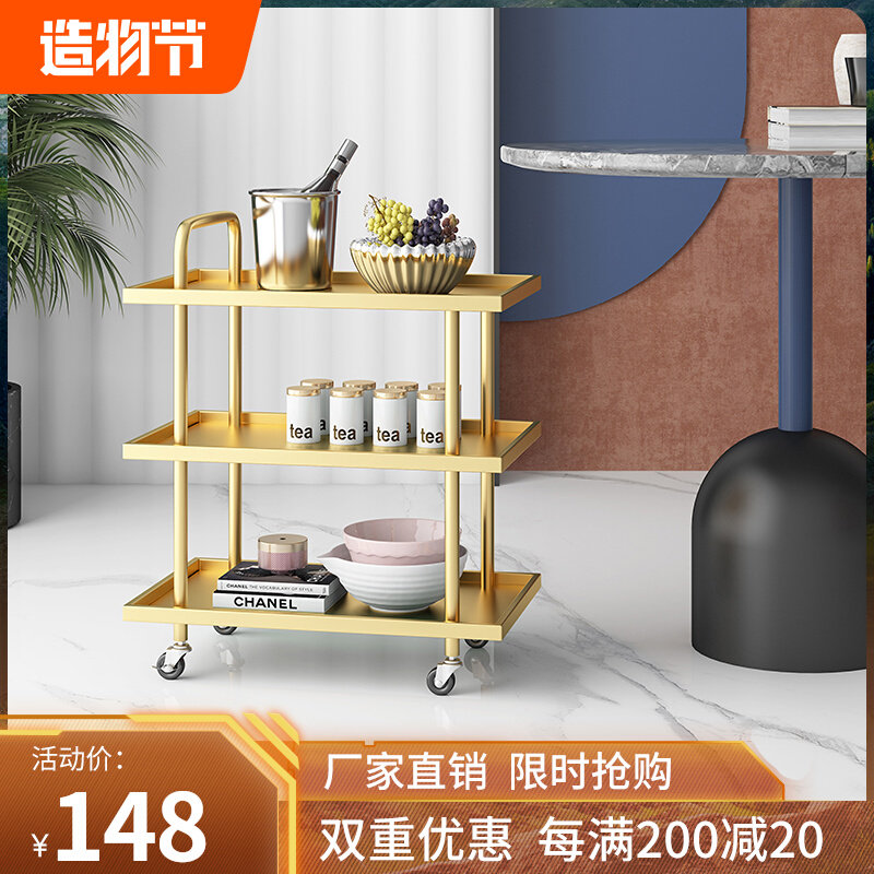 Simple modern small table coffee table light luxury multi-layer household square side table creative sofa side table balcony mini corner table