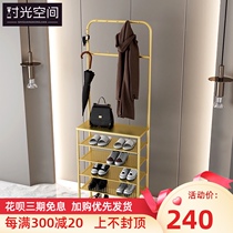 Modern simple multi-function floor storage shoe rack Household indoor storage shelf Coat rack Simple multi-layer shoe cabinet