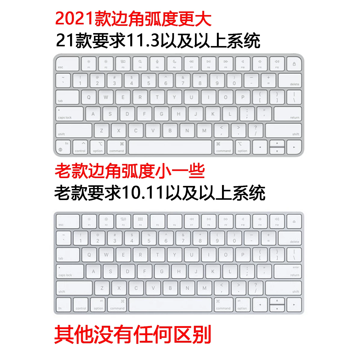 Apple Bluetooth Three Generation Miao Control 2021 Wireless 2 Apple Little Magic KeyBoad keyboard ipad keyboard