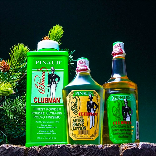 Clubman, присыпка, гипоаллергенный тальк, США, в американском стиле