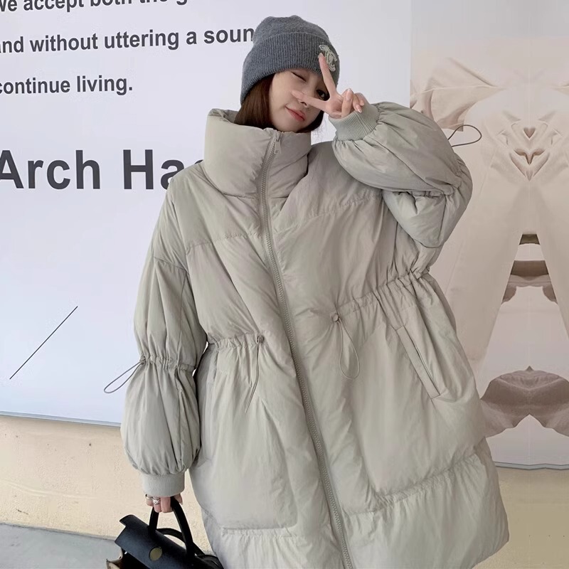 Maternity Winter Clothing, Waist-Cinching down Jacket, Mid-Length, 2026 Winter New Style, Large Size, Loose Fit, 100kg Warm Thick Coat Maternity Winter Clothing, Waist-Cinching down Jacket, Mid-Length, 2026 Winter New Style, Large Size, Loose Fit, 100kg Warm Thick Coat