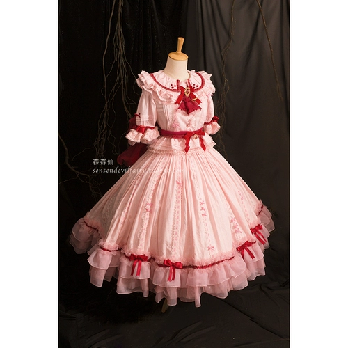 {Готовый запас}【Sensensen】Оригинальный Touhou Second Design Косплей Remilia Touhou Project