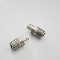 (SS-WM-TS8-NS8) Fitog tube butt welding male threaded joint 1 2 welded pipe turn 1 2NPT external thread