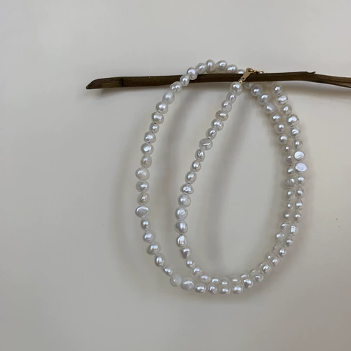 [Weibu Clear Clearance] Супер сказочное сереброе серебро Редкое холодное холодное ярочное жемчужное ожерелье INS RETRO NICHE