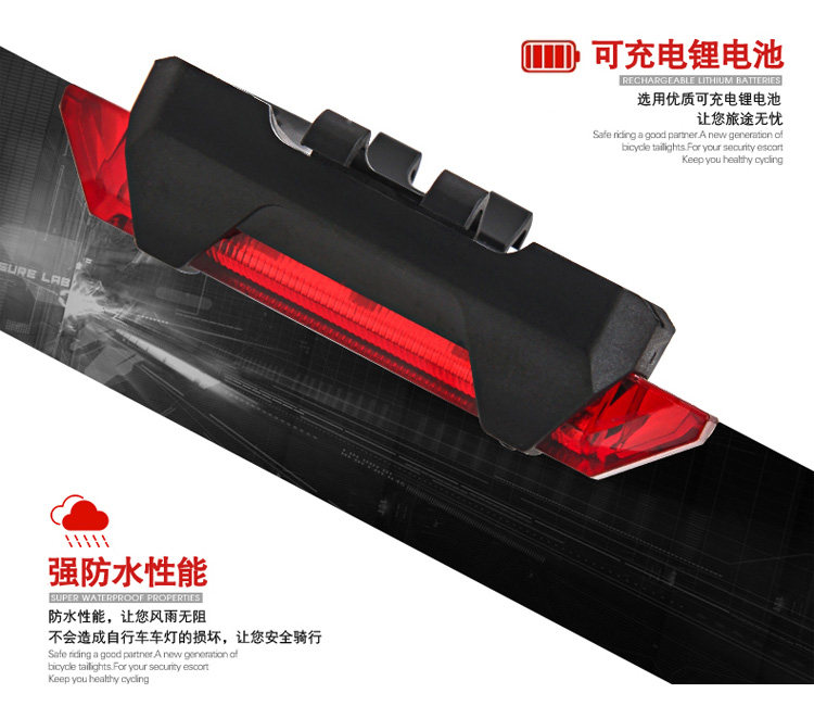 Lumière vélo JIEYIDA - Taillights - Ref 2400149 Image 9