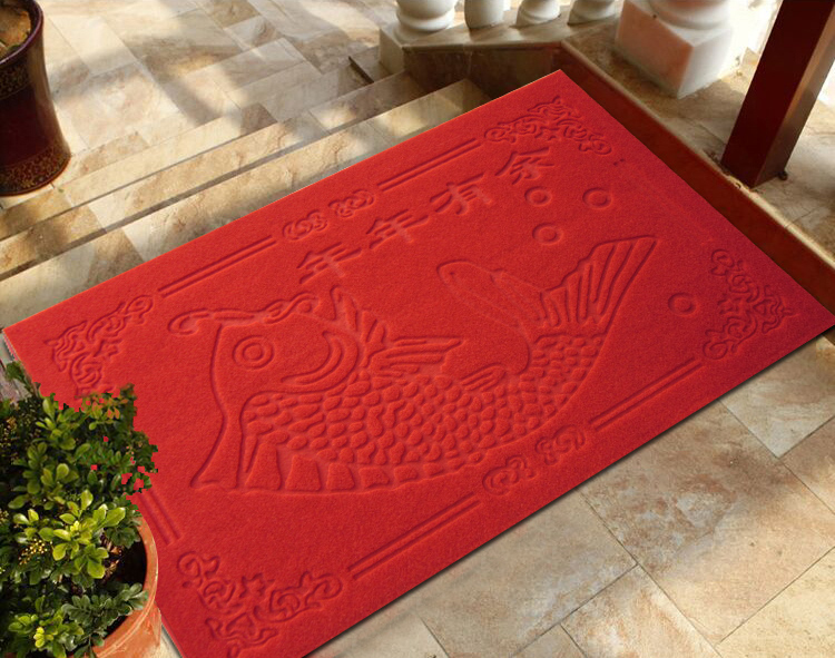 Đặc biệt chống trơn trượt PVC thảm cửa nhà tấm thảm chùi chân nhà thảm cửa mat thảm 80.120 Cengceng - Thảm thảm trải ghế