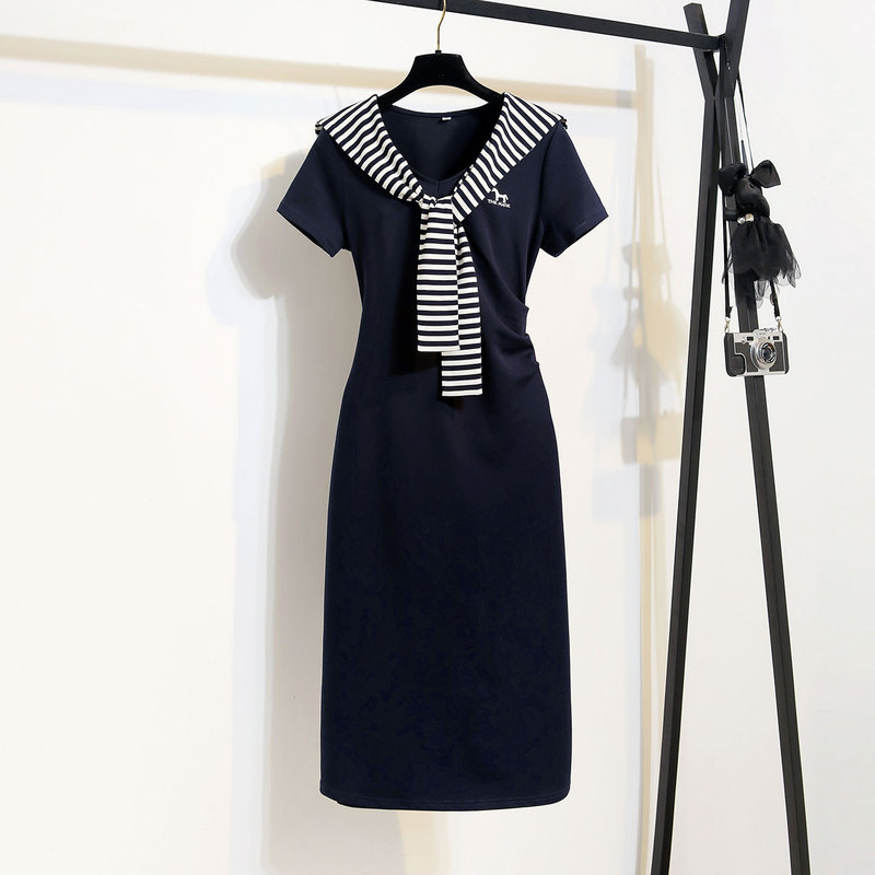 Sweatshirt Dress for Women 2026 Summer New Casual Sports Style with Shawl Short Sleeves Waist-Cinching Blue Petite Dress Sweatshirt Dress for Women 2026 Summer New Casual Sports Style with Shawl Short Sleeves Waist-Cinching Blue Petite Dress