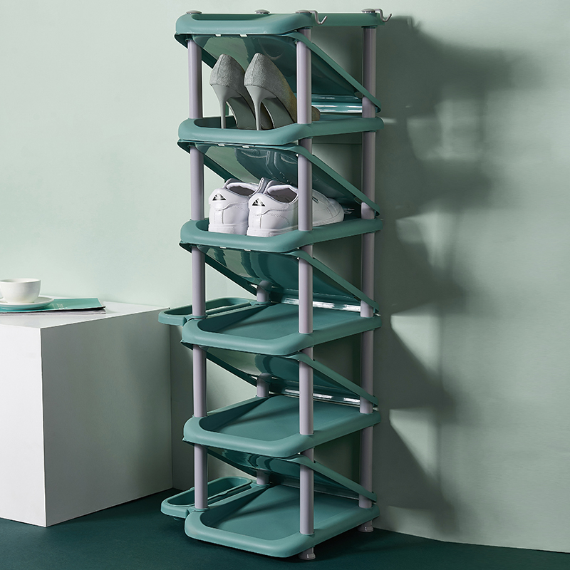 Shoe rack Dormitory simple door shoe cabinet Economical multi-layer household narrow space-saving shoe rack storage artifact