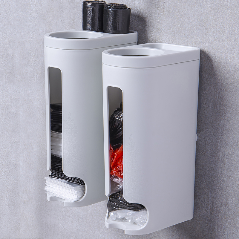 Garbage bag storage artifact kitchen large-capacity creative wall-mounted household plastic bag collector extraction sorting box