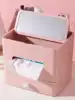 Tissue box, table top, household living room, toilet paper box, bedroom, tea table, multifunctional creative remote control, storage box, shelf