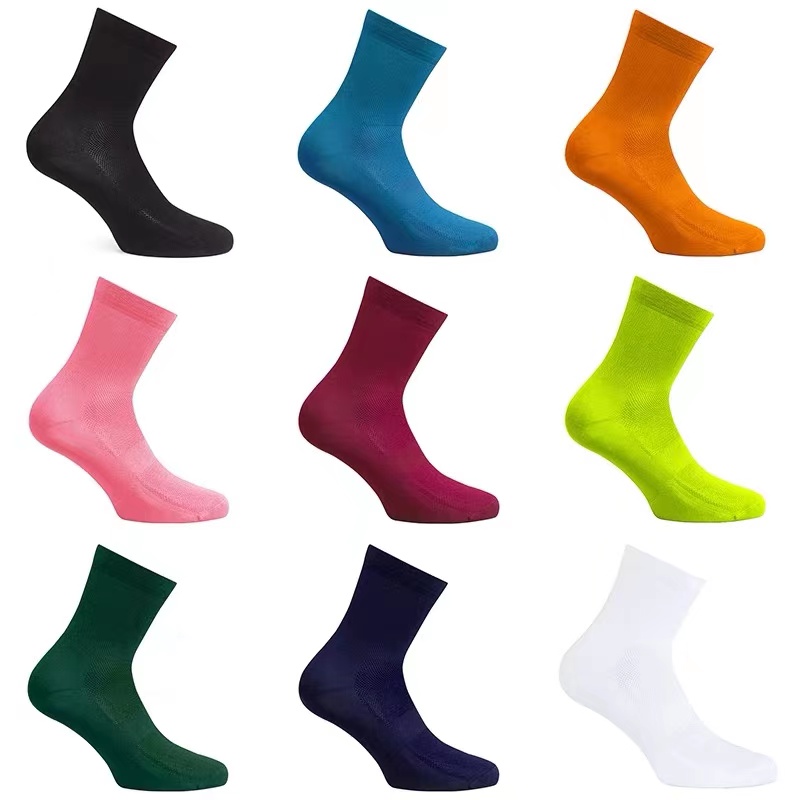 Small tube cycling socks mountain road bicycle men and women sports socks lightweight breathable marathon running lightly compressed