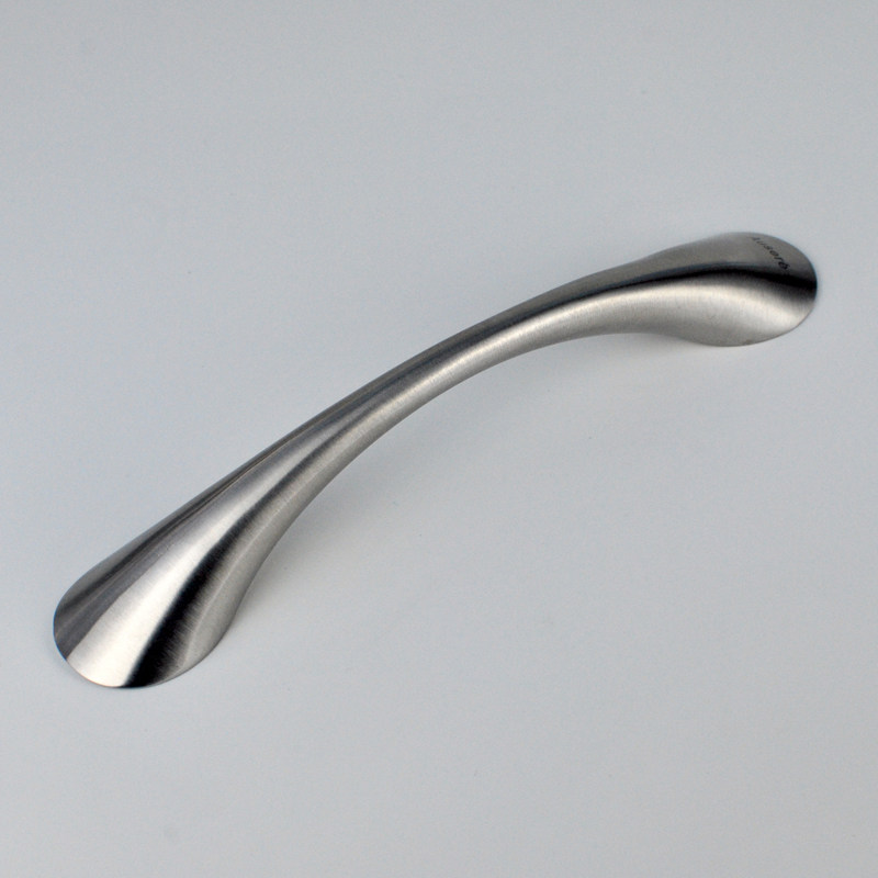 304 stainless steel sanding solid cabinet door drawer handle furniture handle wardrobe door handle 128 holes distance