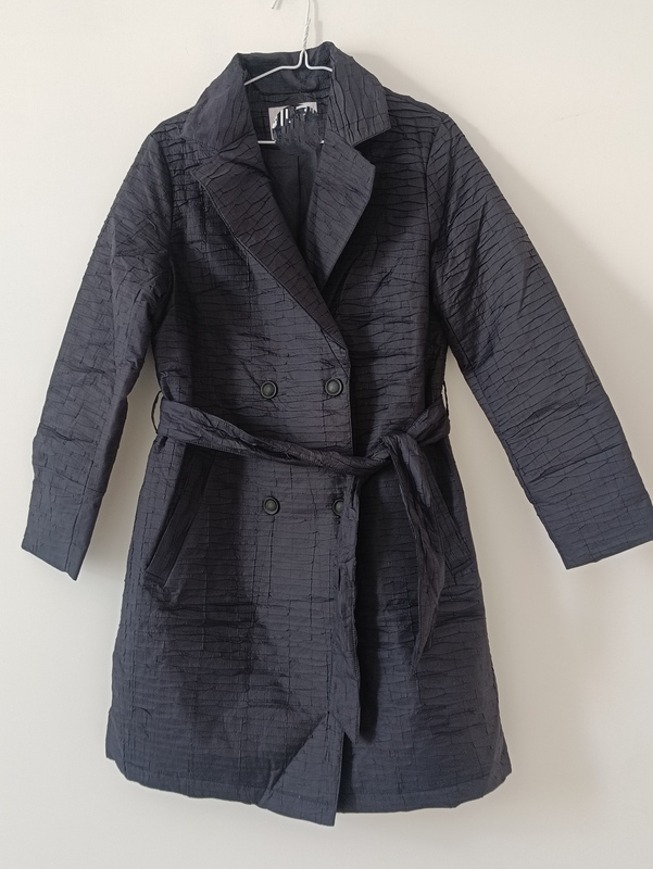 Blue Lightweight Lace-Up down Jacket