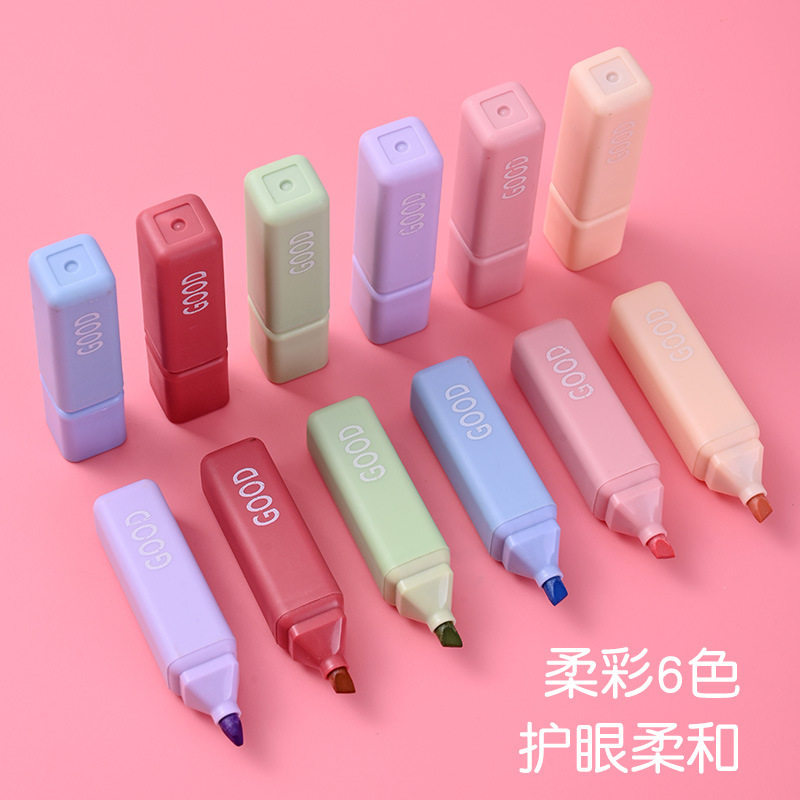 Creative Large-Capacity Highlighter Pen, Colorful Marker Pen for Students to Highlight Key Points and Take Notes, Eye-Protecting Marker Pen Stationery