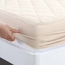 Bed cover Bed sheet Single piece Simmons dust protective cover Brushed bed cover Waterproof thickened padded cotton Solid color mattress cover