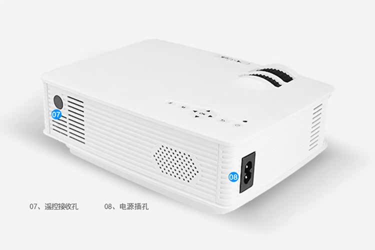 轰天 炮 Máy chiếu GP9 gia đình HD 1080P không dây micro thông minh wifi rạp chiếu phim điện thoại di động 3D