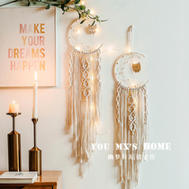 INS Nordic owl dream catcher handmade cotton rope woven living room bedroom wall hanging homestay hanging