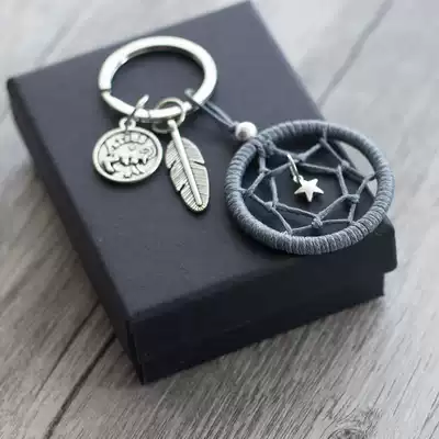 (You Mengxuan) Handmade 12 Constellation Dreamnet keychain DIY material bag pendant