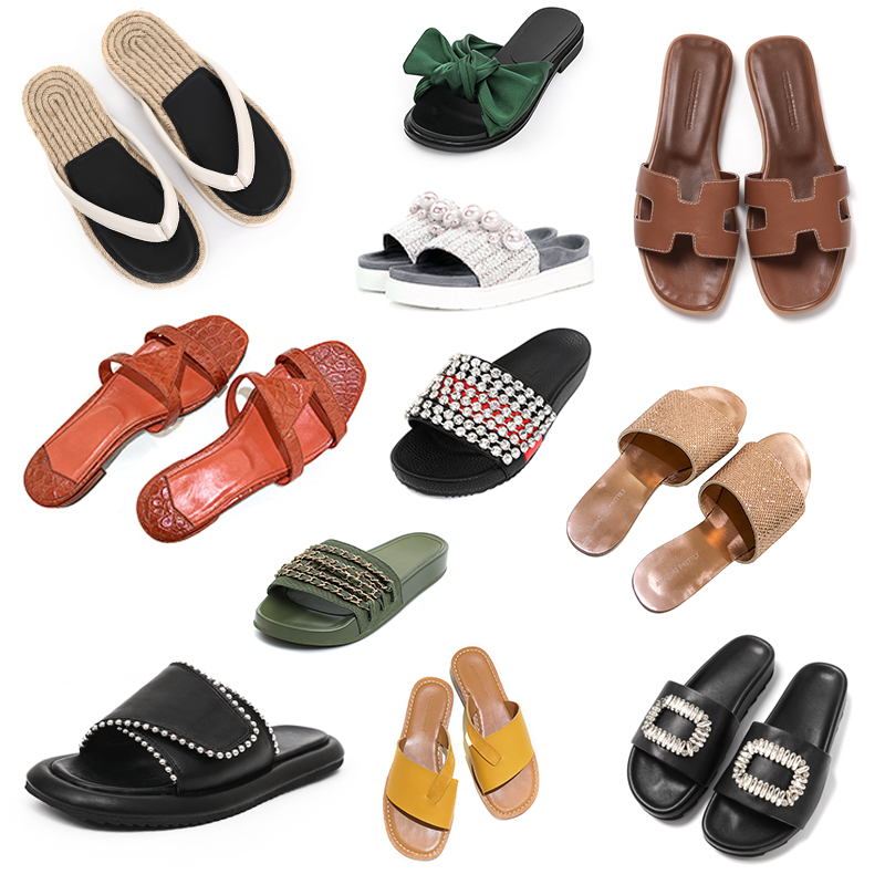 Off-code clearance 68 yuan does not return, does not change the spot SF high-heeled sandals flat slippers shoes slippers women