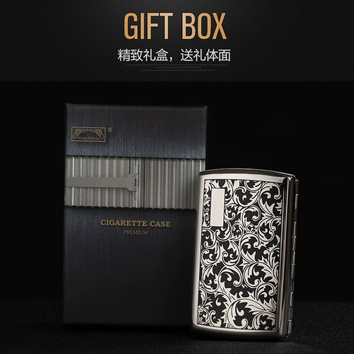 Ультратонкий портативный медный портсигар, креативная металлическая коробка