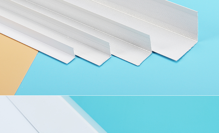 铝合金白色阳角收边条瓷砖护角包边条护墙角L型瓷白墙角转角U型条详情7