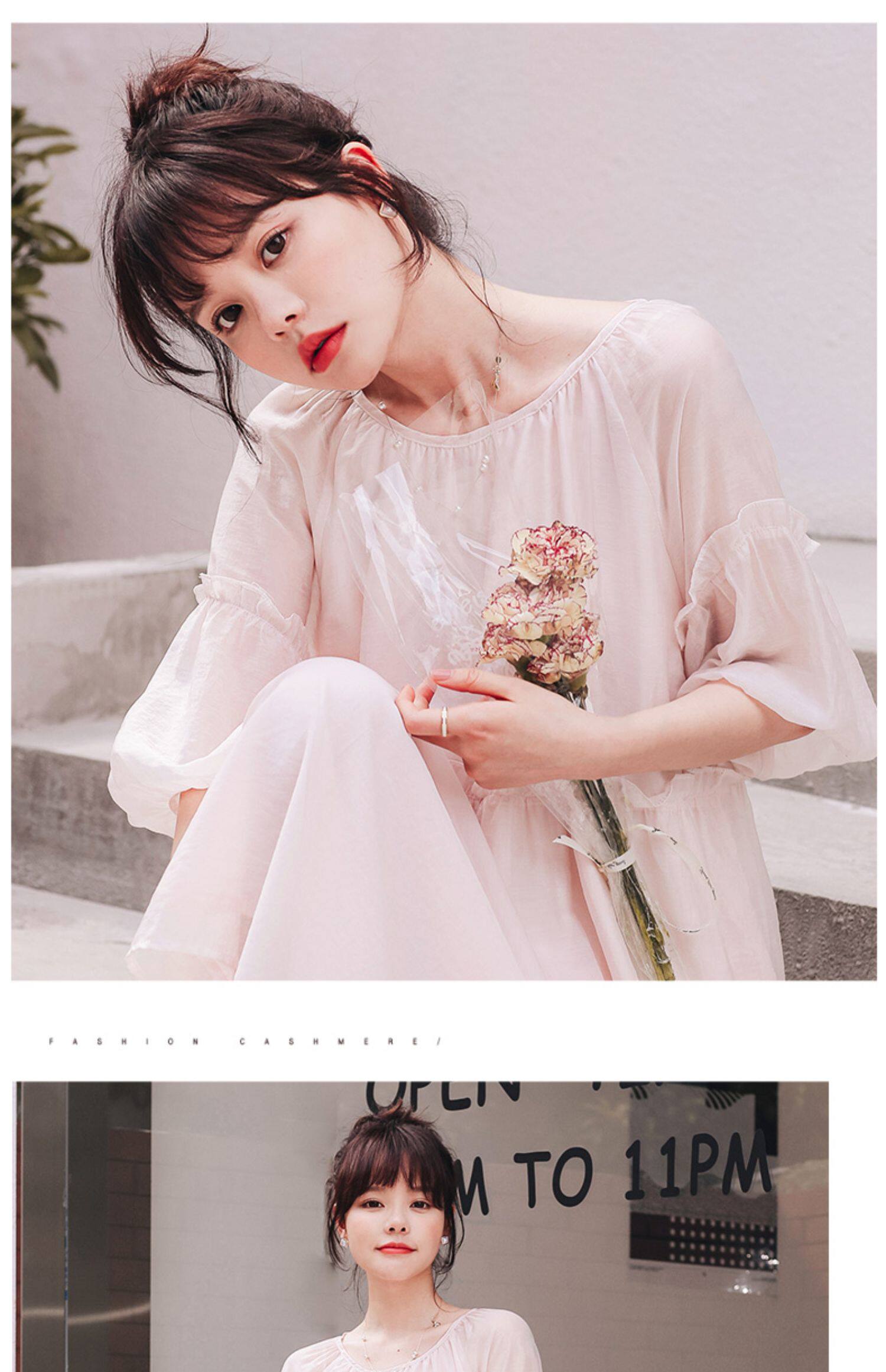 Платье для беременных 孕妇连衣裙夏季中长款高级感网红款上衣孕妇裙子夏薄款孕妇装夏装