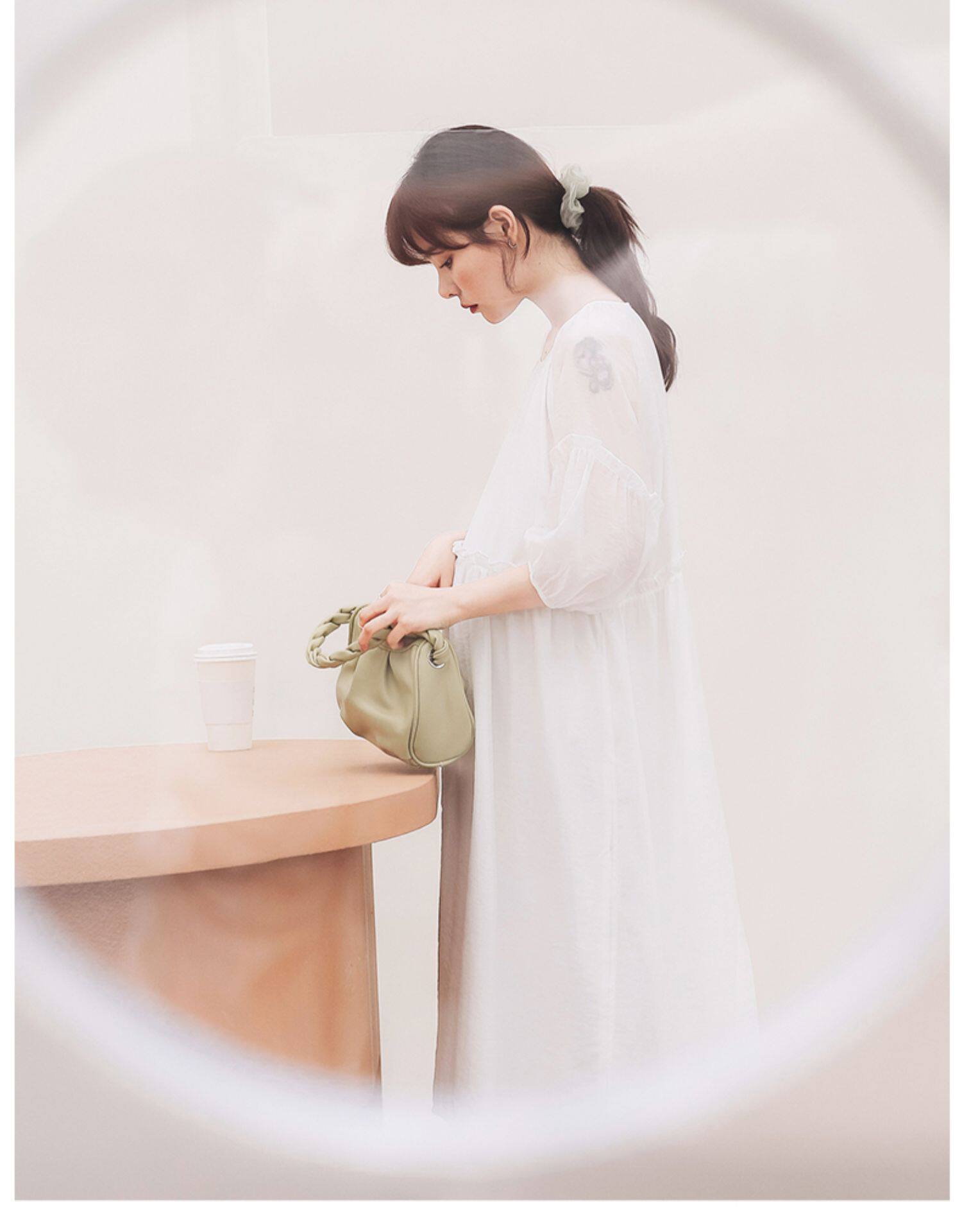 Платье для беременных 孕妇连衣裙夏季中长款高级感网红款上衣孕妇裙子夏薄款孕妇装夏装