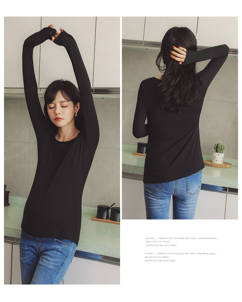 Футболка для беременных 孕妇上衣春秋孕妇t恤孕妇打底衫长袖内搭秋衣秋季薄款孕妇装秋装