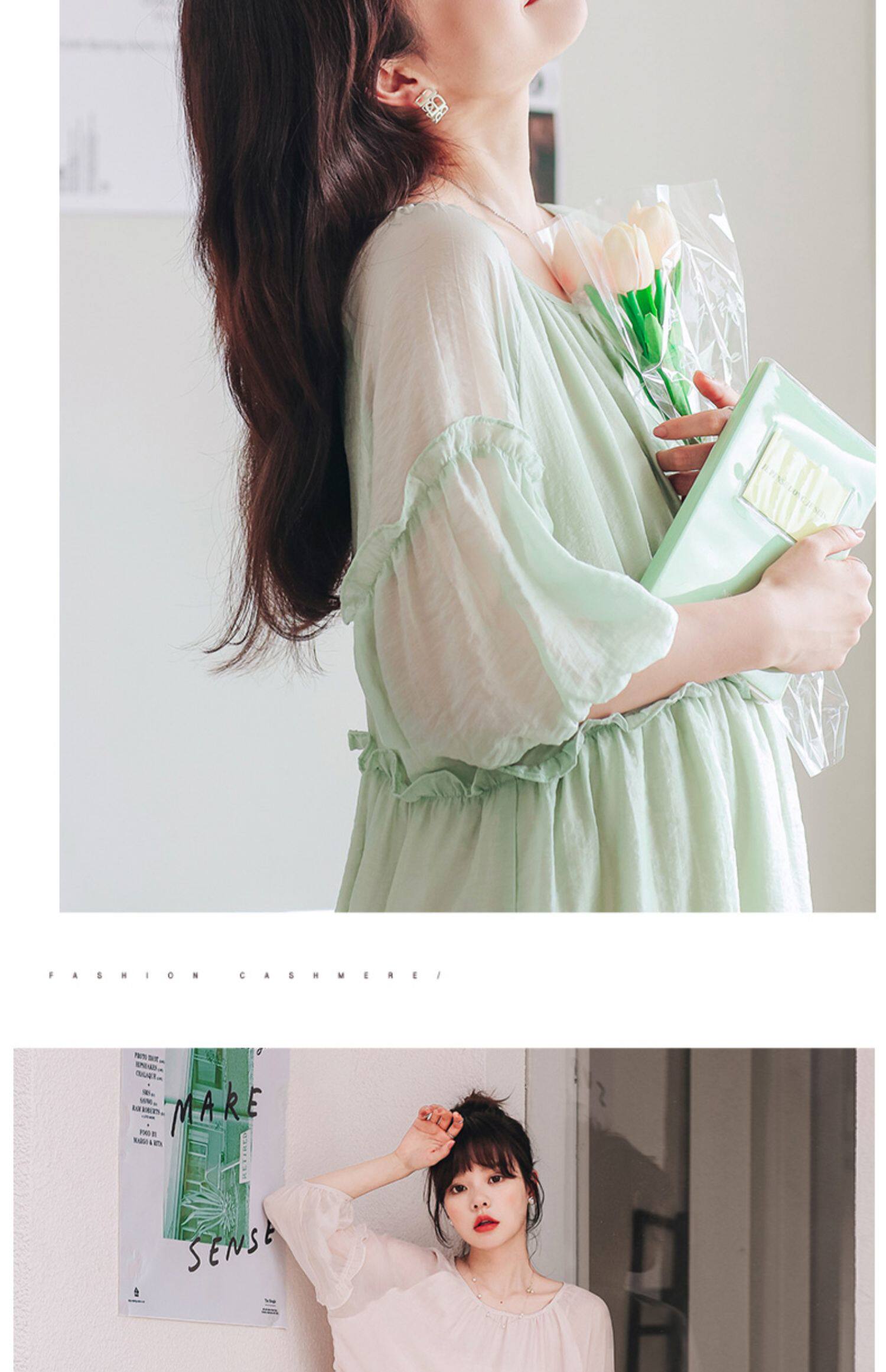 Платье для беременных 孕妇连衣裙夏季中长款高级感网红款上衣孕妇裙子夏薄款孕妇装夏装