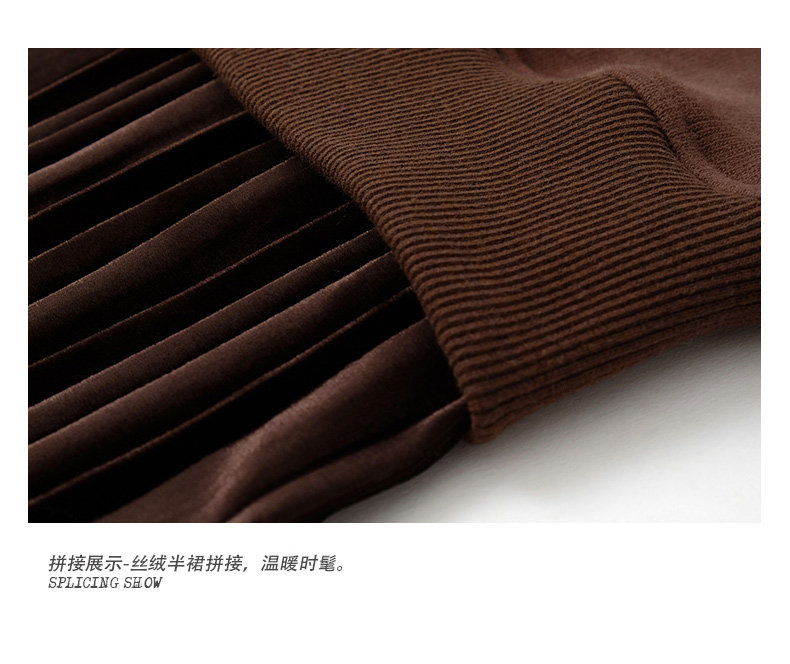 Платье для беременных 孕妇连衣裙孕妇装秋冬款冬季孕妇裙子卫衣中长款加绒加厚秋装冬装