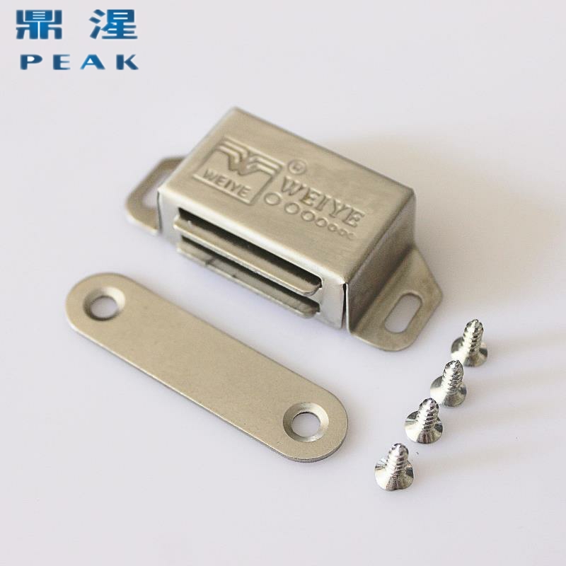 WEIYE stainless steel kitchen cabinet suction small cabinet door touch bead magnetic touch wardrobe magnetic suction door touch strong magnet door clip