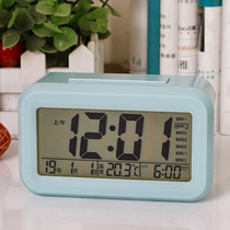 Bedside students Silent Alarm Clock multifunctional electronic clock luminous simple modern alarm clock for children Students